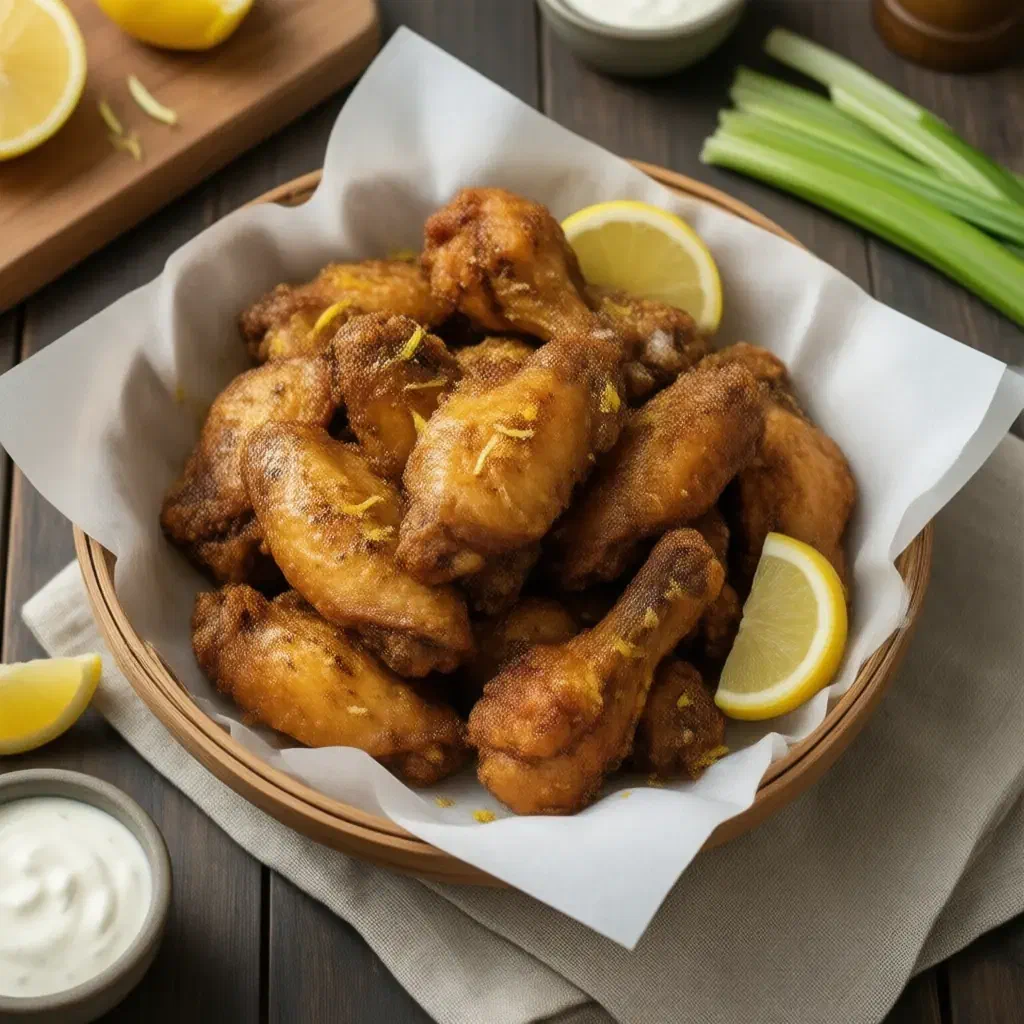 National Dish USA: Lemon Pepper Wings (Recipe) · National Dish Recipes