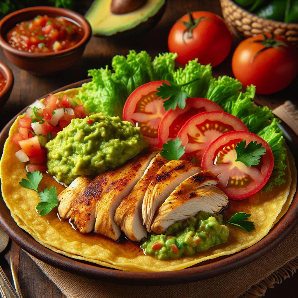 Crispy marinated chicken pieces served in a traditional basket with fresh herbs