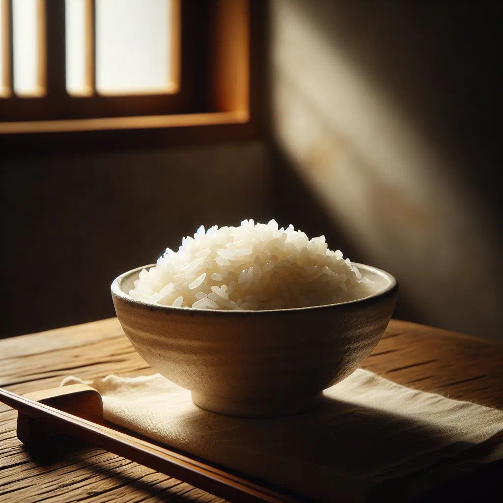 Steamed Vietnamese xoi sticky rice topped with mung beans and coconut