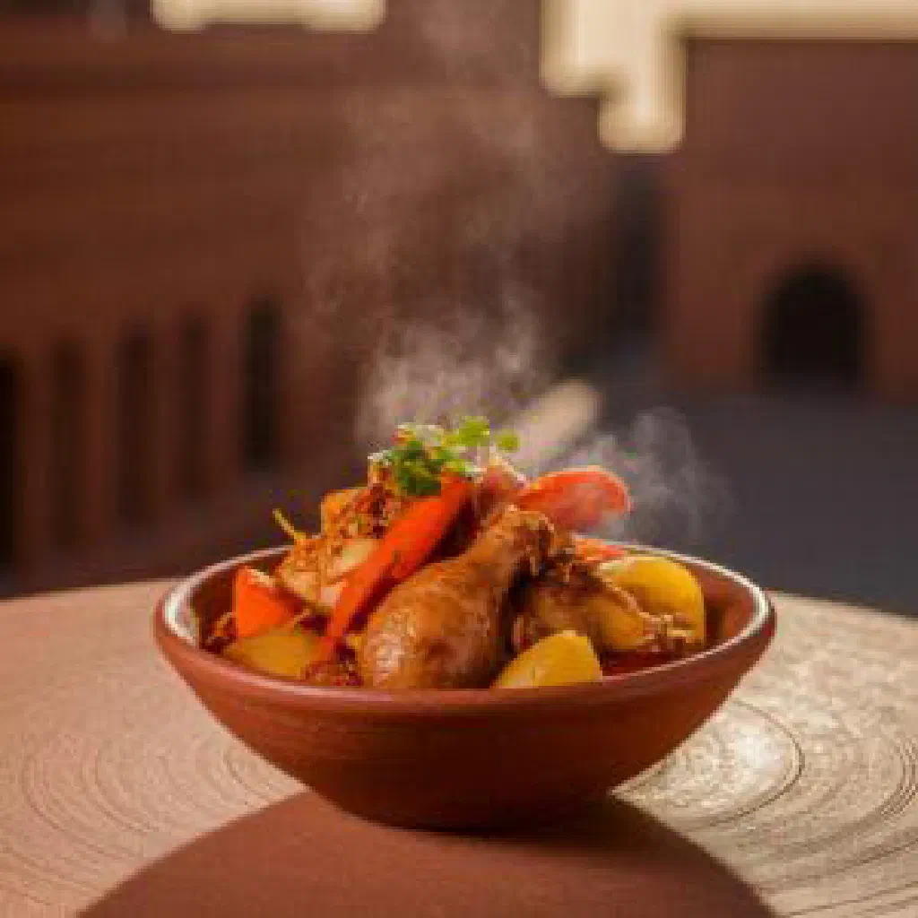 Shafout with creamy yoghurt, fresh vegetables and herbs